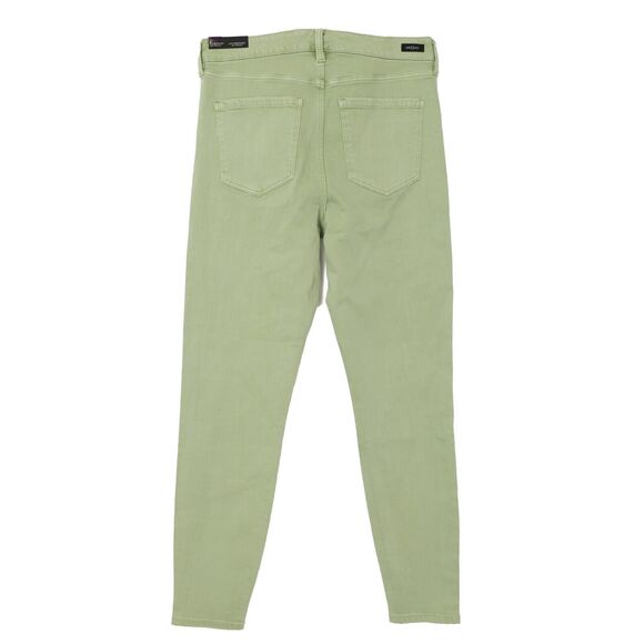 LIVERPOOL High Rise Skinny Jeans 4/27 Spanish Moss Green Stretch NWT B29 - Picture 2 of 5